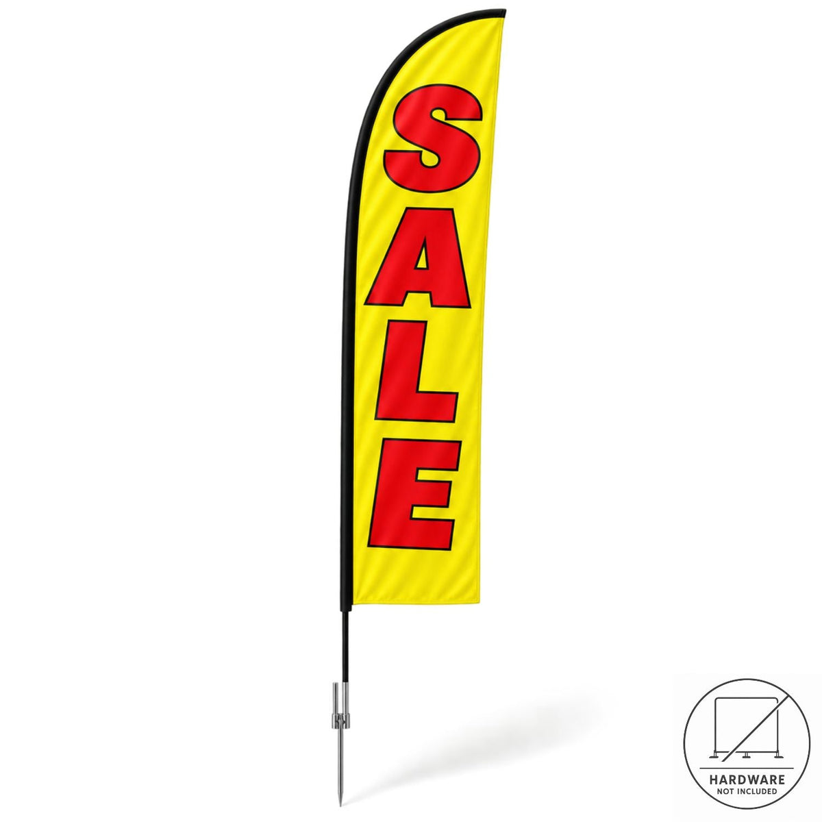 Replacement Flag for 15' Large Feather Flag Kit, Full Color Graphics Double Sided