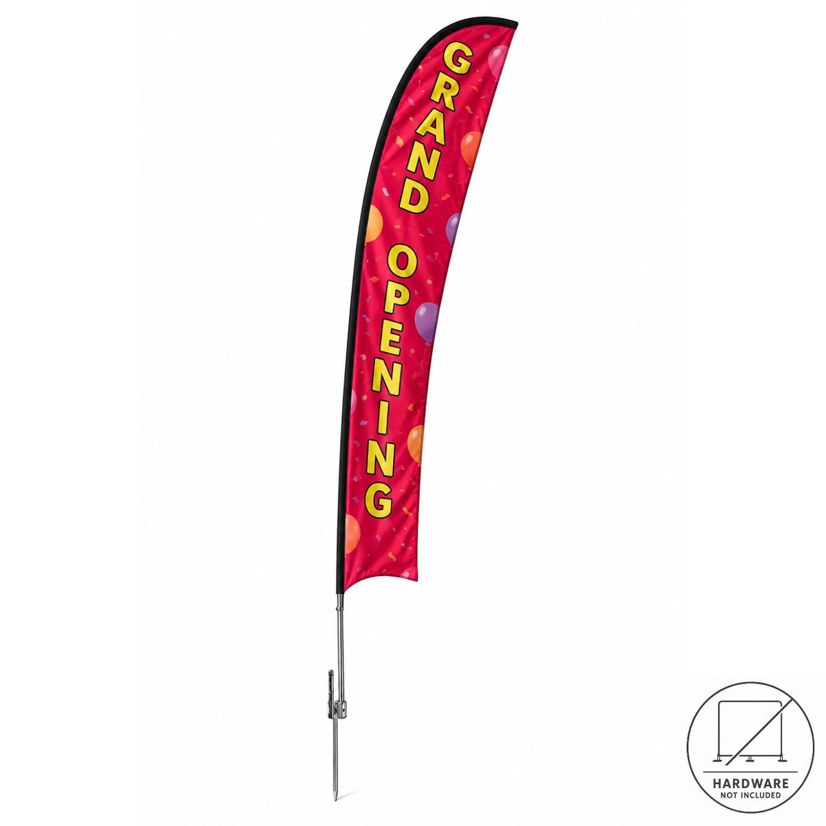Replacement Flag for 19' X-Large Feather Flag Kit, Full Color Graphics Double Sided