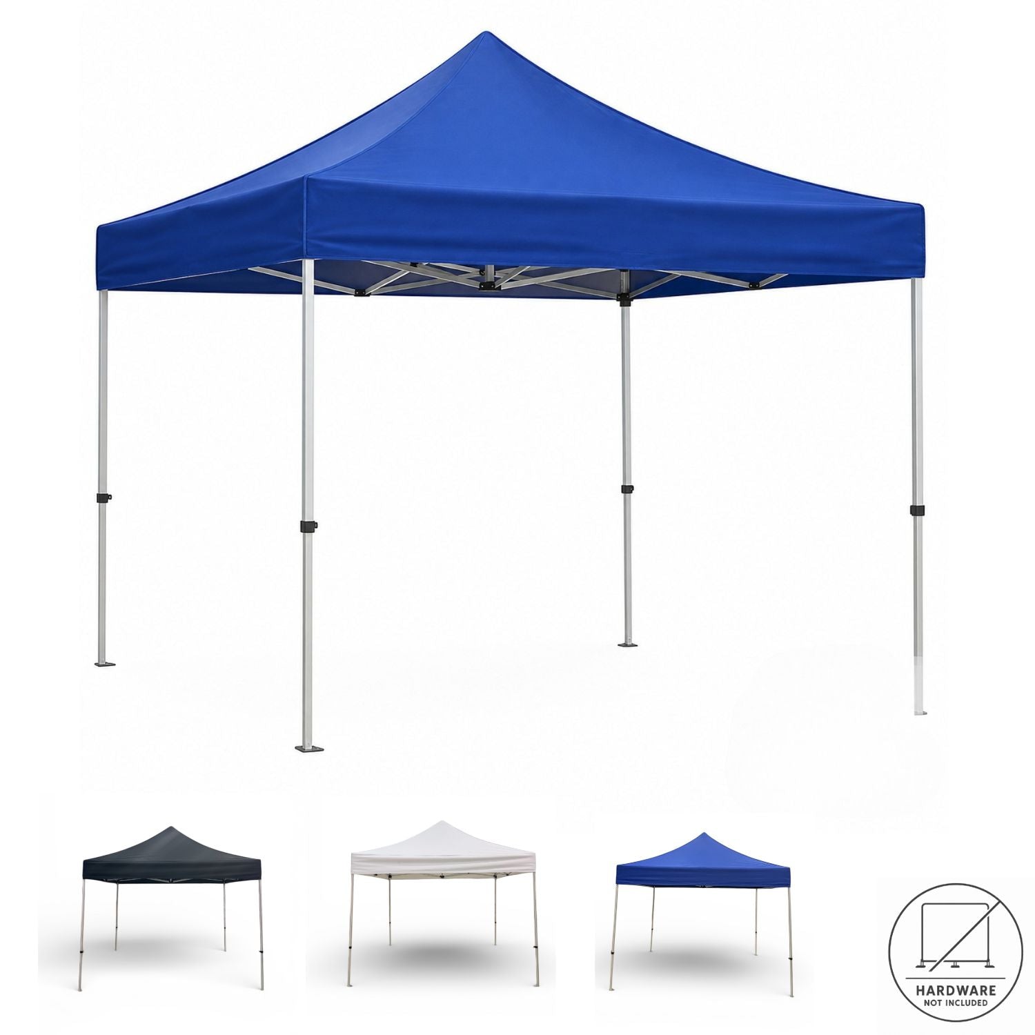 10' Tent Canopy only, Blank, Hardware frame not included