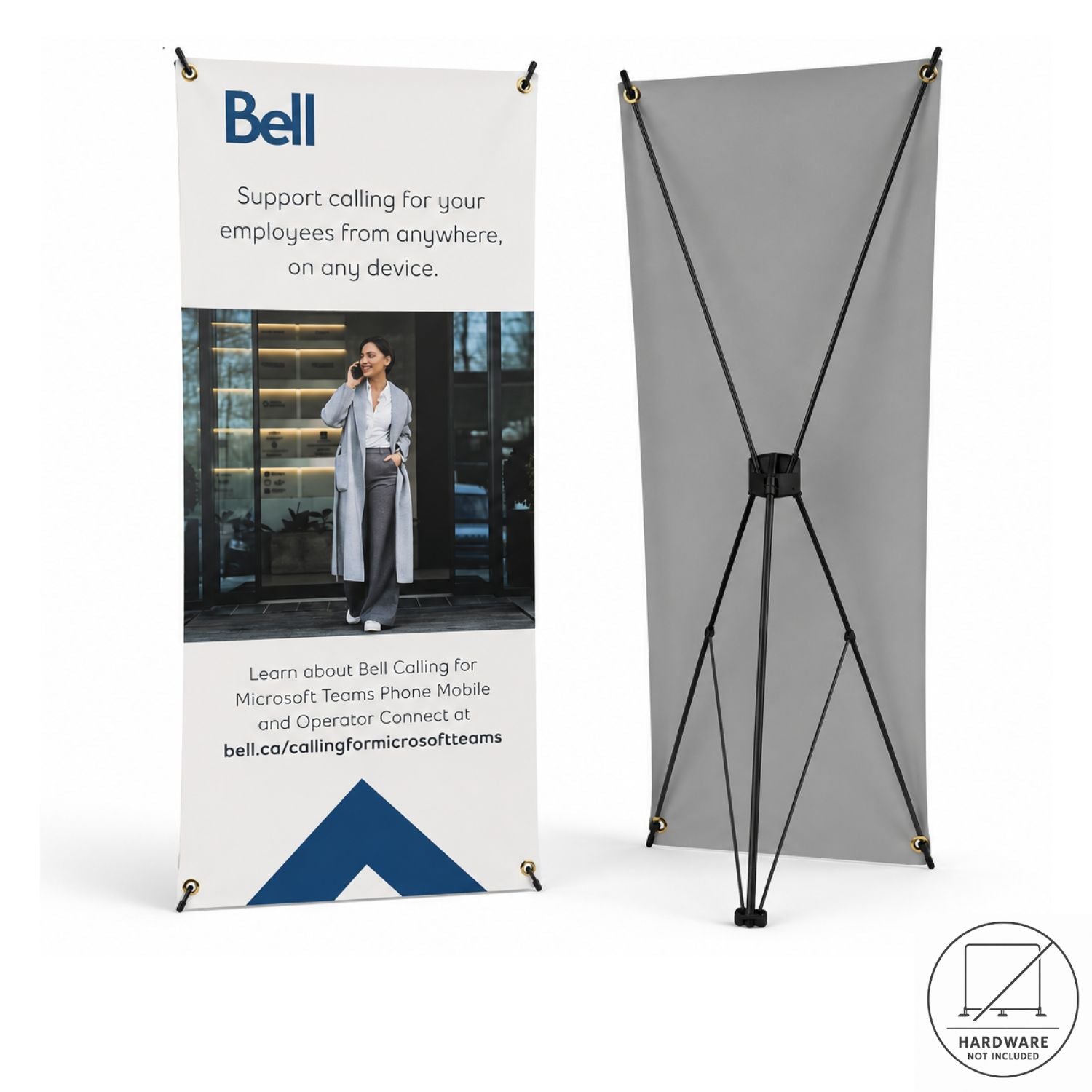 Replacement Graphics only, 32x72, for Tripod Banner DP787, Anti-Reflective, NO SETUP CHARGE