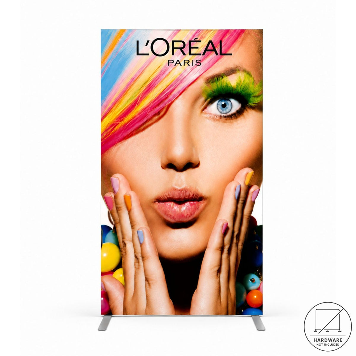 Replacement Graphics One sided for Frontlit SEG Fabric Banner Stand, 40" x 80", NO SETUP CHARGE