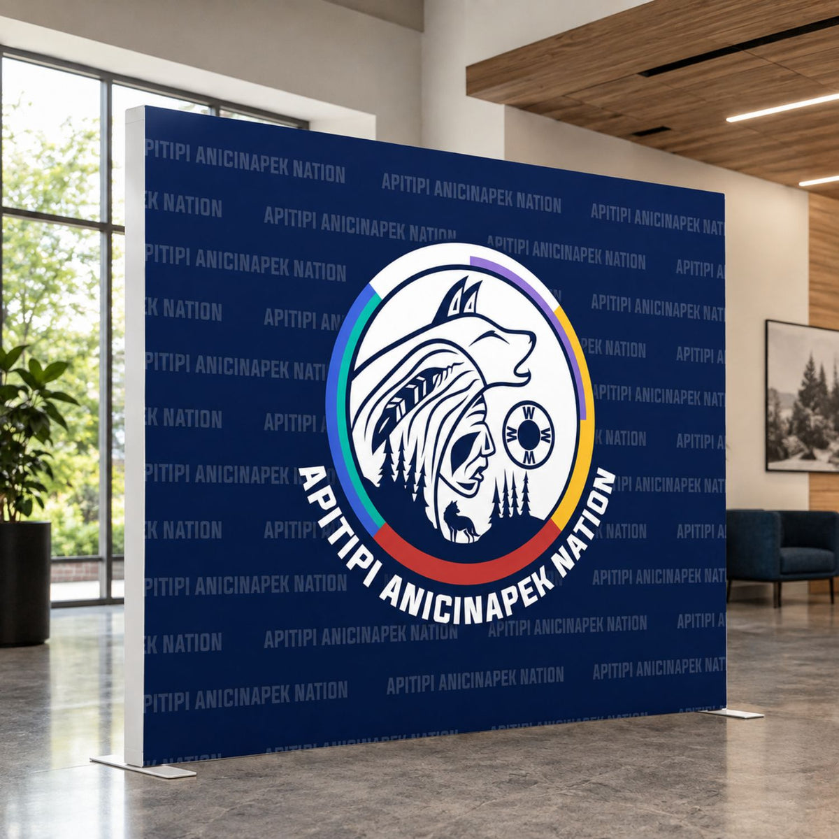 Replacement Graphics One sided only for Frontlit SEG Fabric Floor Wall Kit, 10'x8', NO SETUP CHARGE