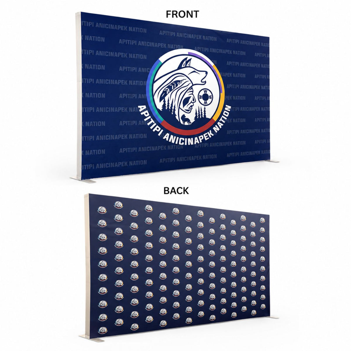 Replacement Graphics One sided only for Frontlit SEG Fabric Floor Wall Kit, 10'x8', NO SETUP CHARGE