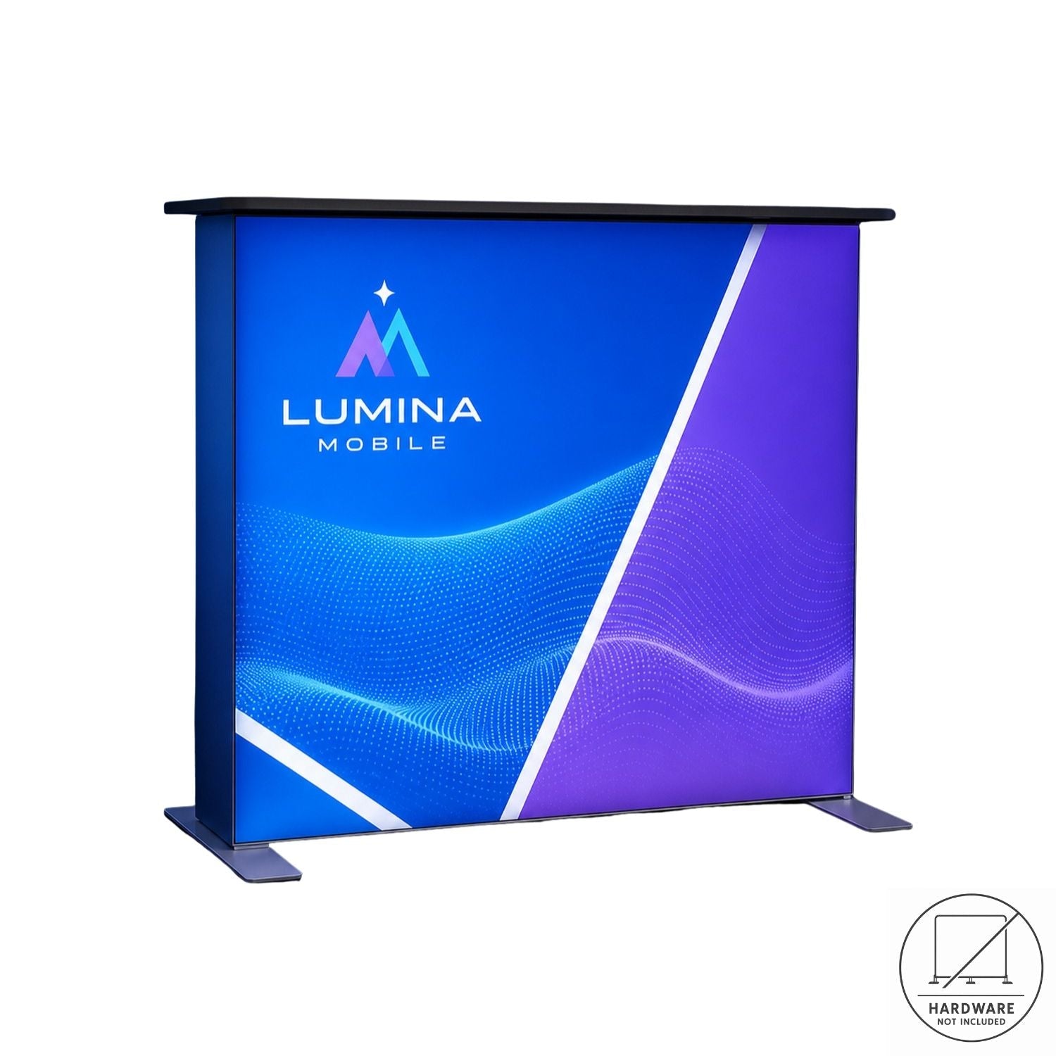 Replacement Graphics one side only for Backlit LED Light Box SEG Floor Counter Kit, NO SETUP CHARGE