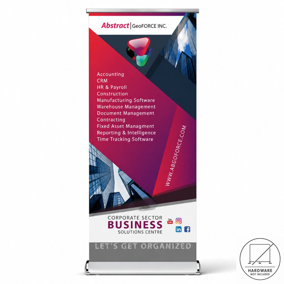 Replacement Graphics, 33.5" x 79", for Deluxe Wide Base Retractable Banner, DP652, NO SETUP CHARGE
