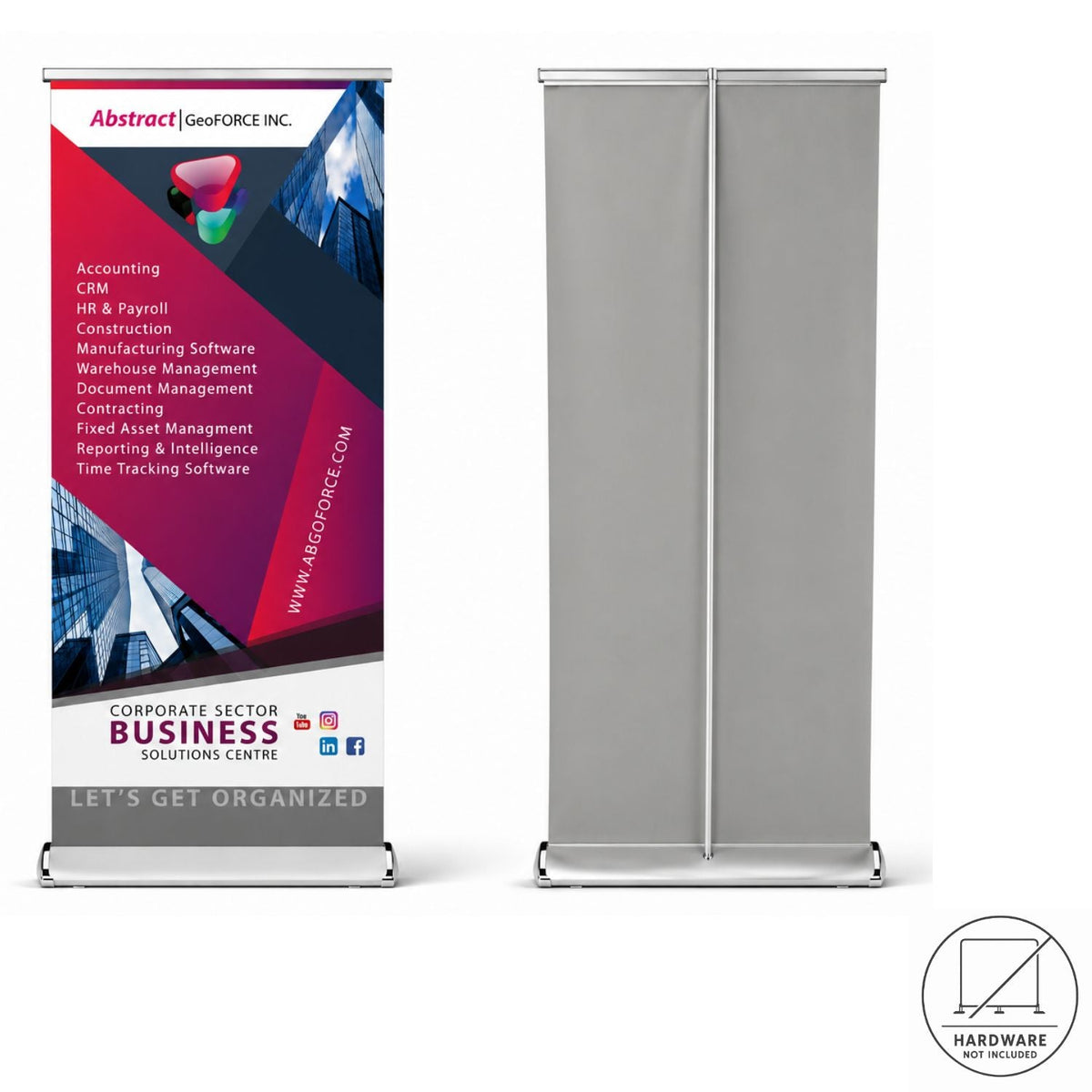 Replacement Graphics, 33.5" x 79", for Deluxe Wide Base Retractable Banner, DP652, NO SETUP CHARGE