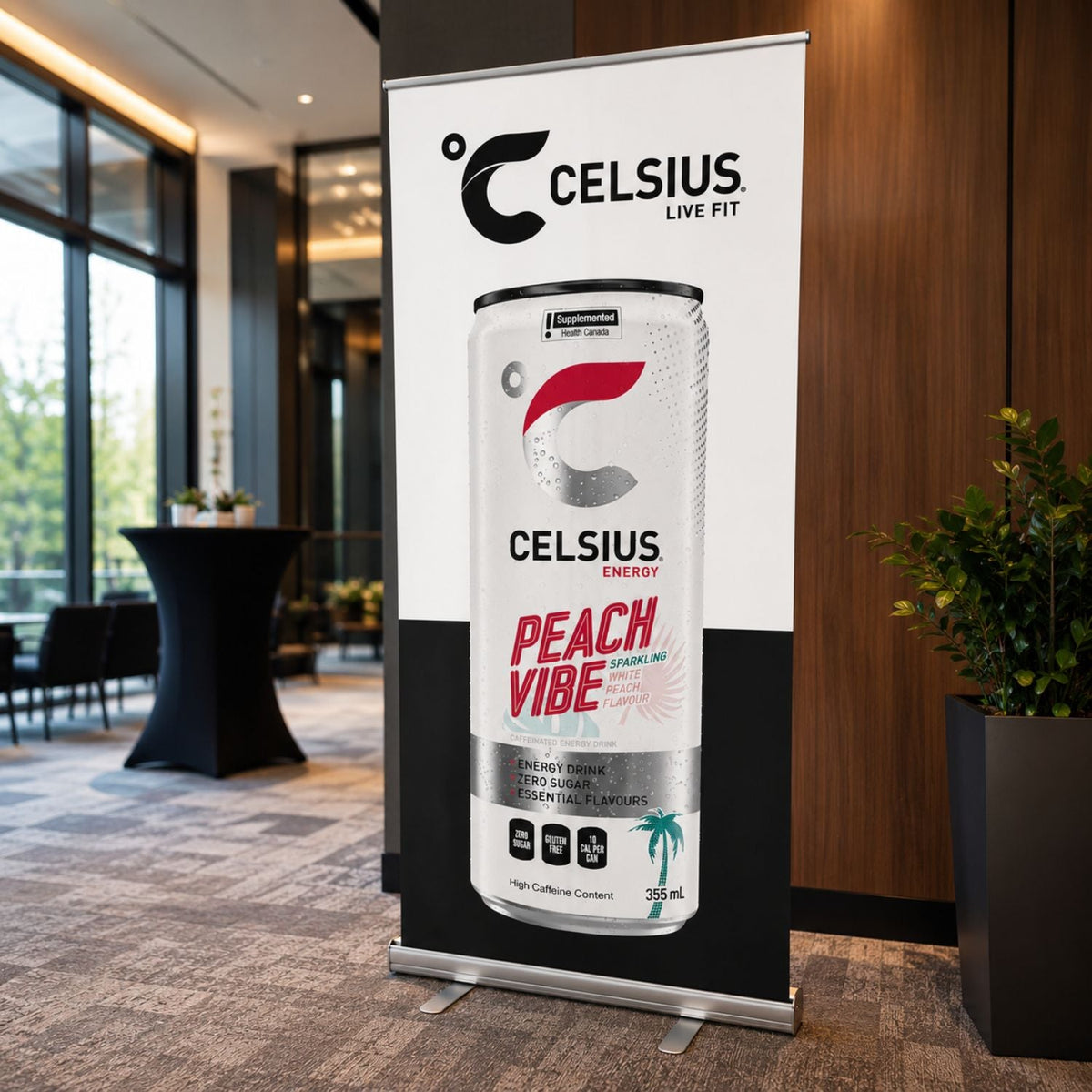 Replacement Graphics, 33.5x79, for Premium Retractable Pull Up Banner, Sublimated Heavy Fabric