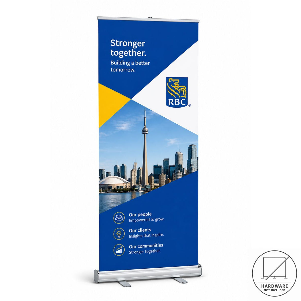 Replacement Graphics, 33.5x79, for Premium Retractable Banner, DP583, NO SETUP CHARGE