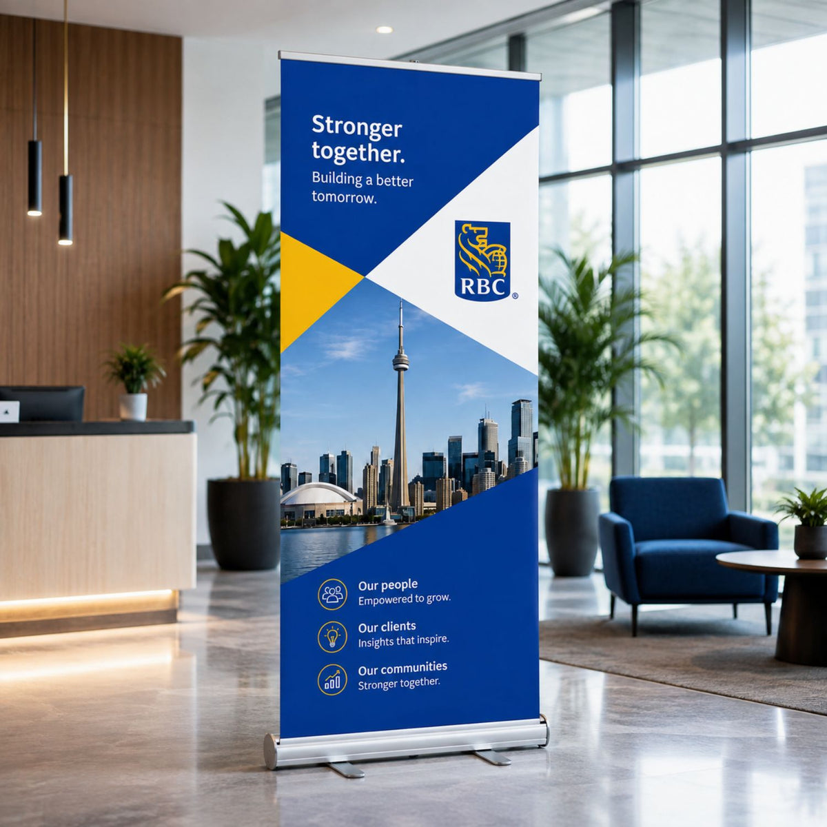 Replacement Graphics, 33.5x79, for Premium Retractable Banner, DP583, NO SETUP CHARGE