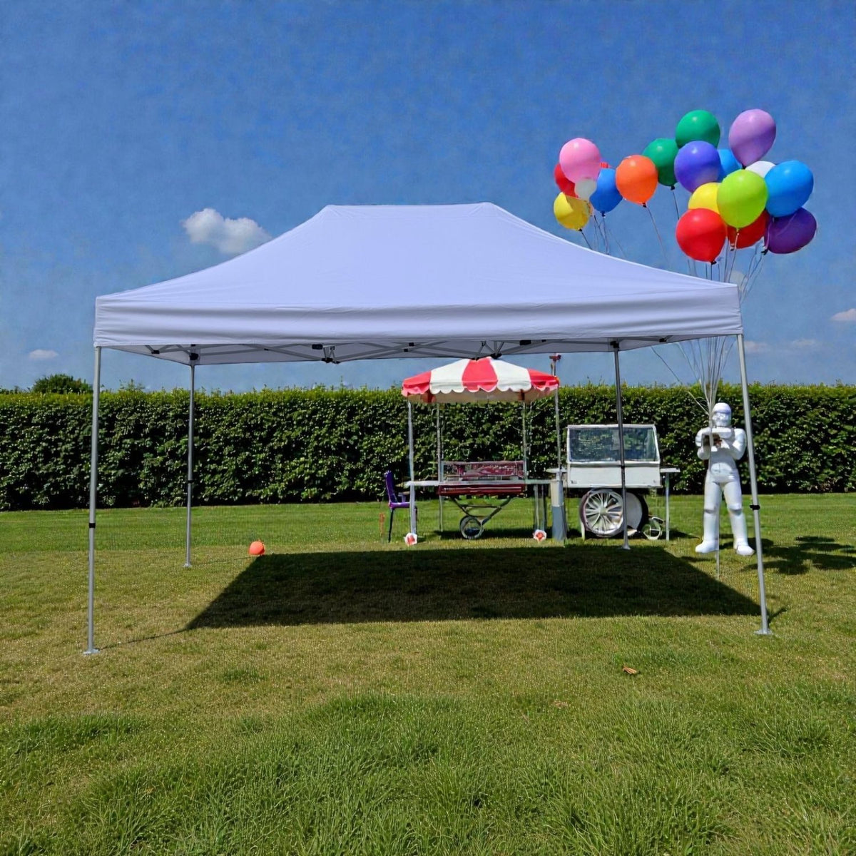 15' Tent Canopy only, Blank, Hardware frame not included