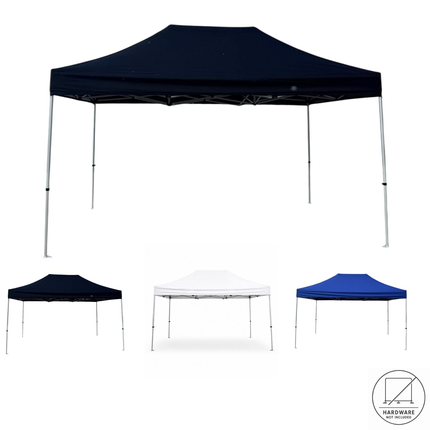 15' Tent Canopy only, Blank, Hardware frame not included