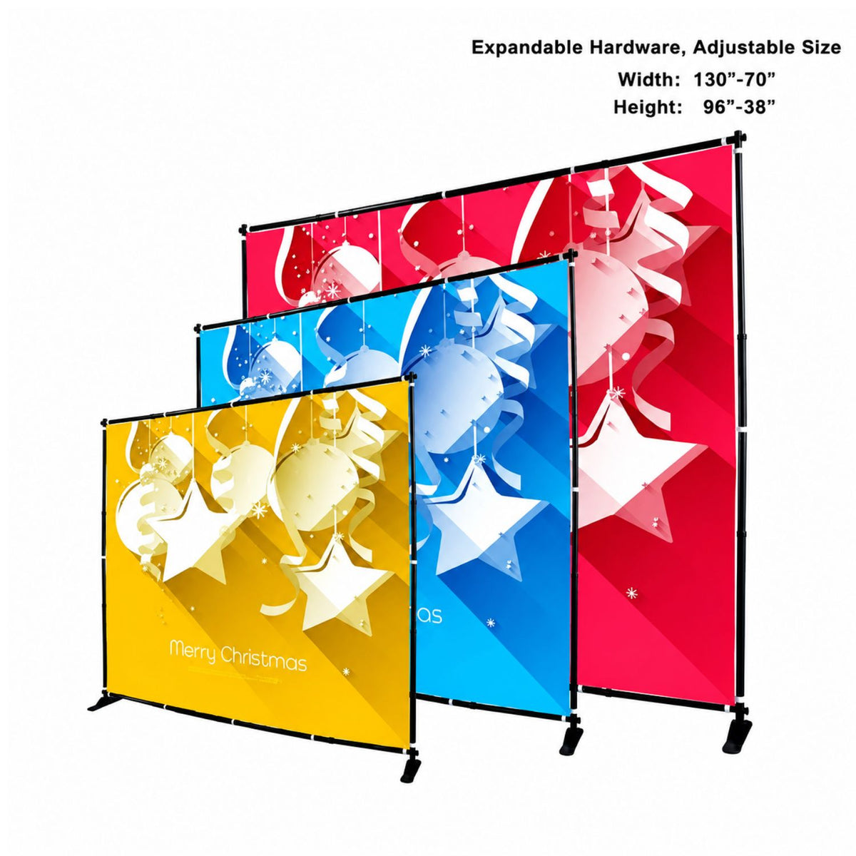 10' Expanding Exhibitor Display Hardware, Stand and Bag, Aluminum Base, Graphics are not included