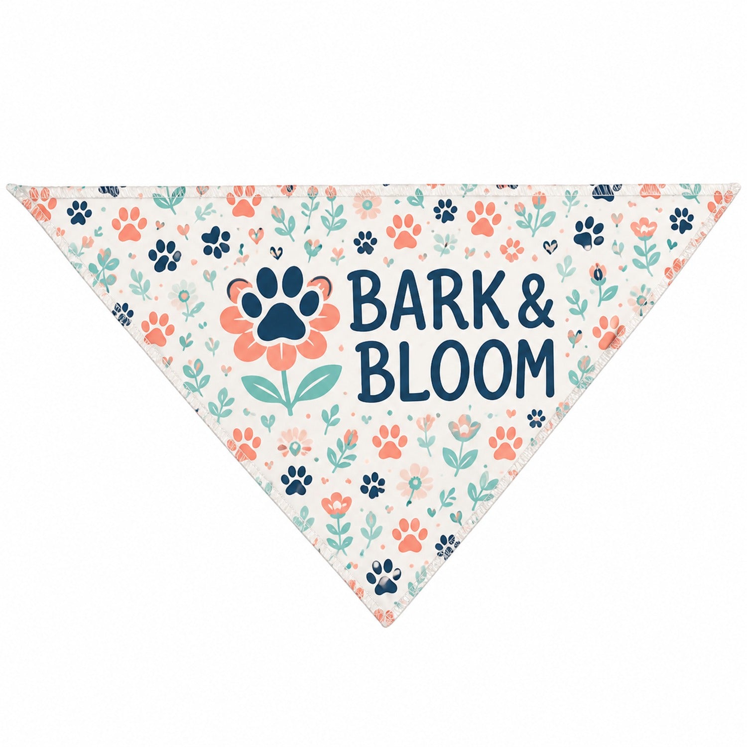Medium Dog Bandana, 19x19x27, Stitched Edges, Sublimated Edge to Edge (Decorated in Canada)
