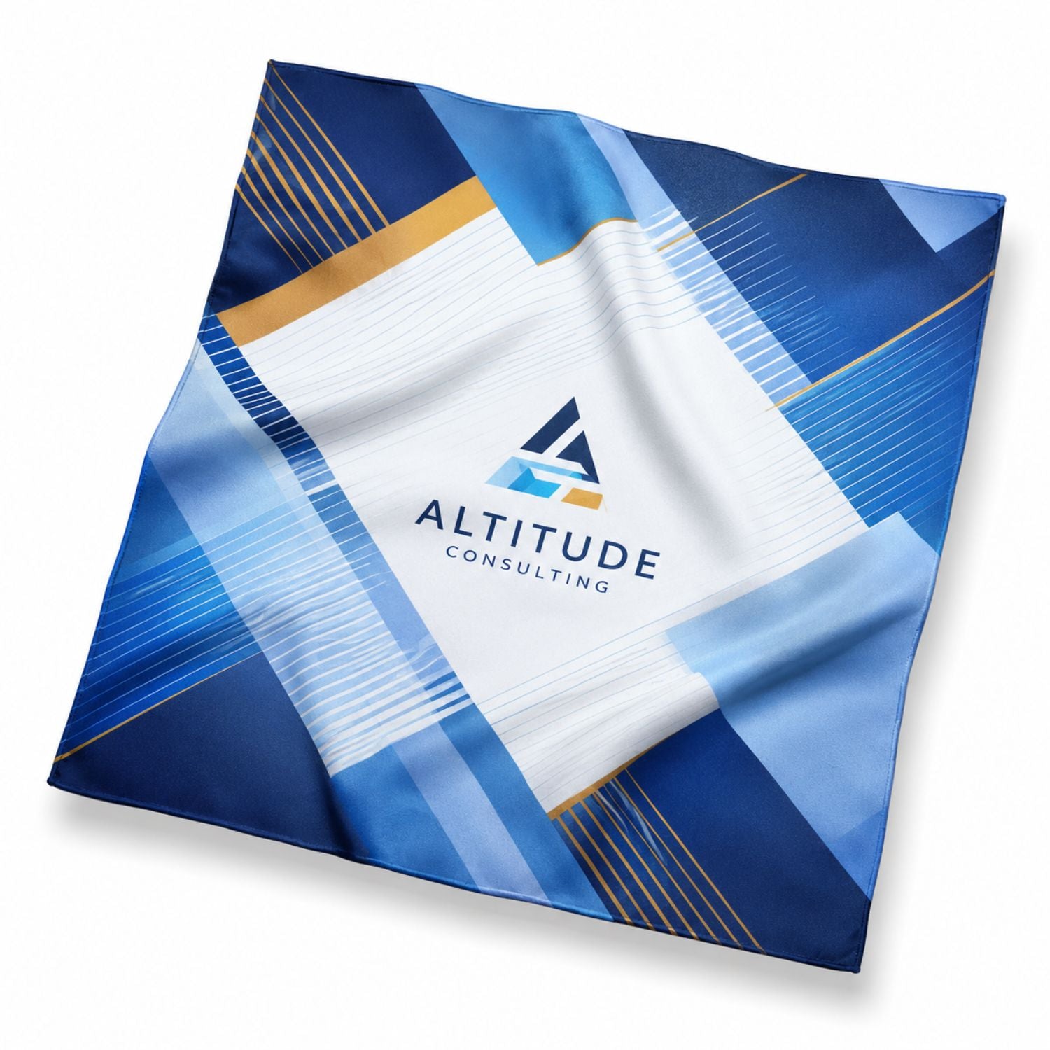 Square Bandana, 22x22, Sublimated Edge to Edge 1 side
