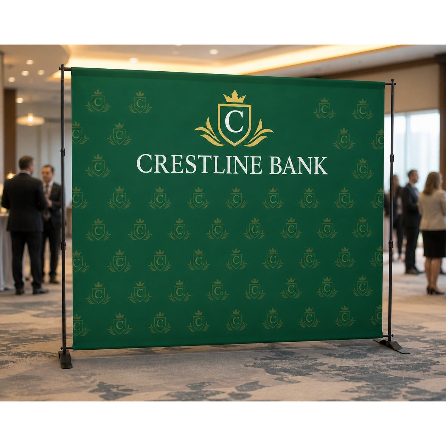 10' Exhibitor Expanding Display Kit, Media Wall, Backdrop, with Full Color Graphics, NO SETUP CHARGE