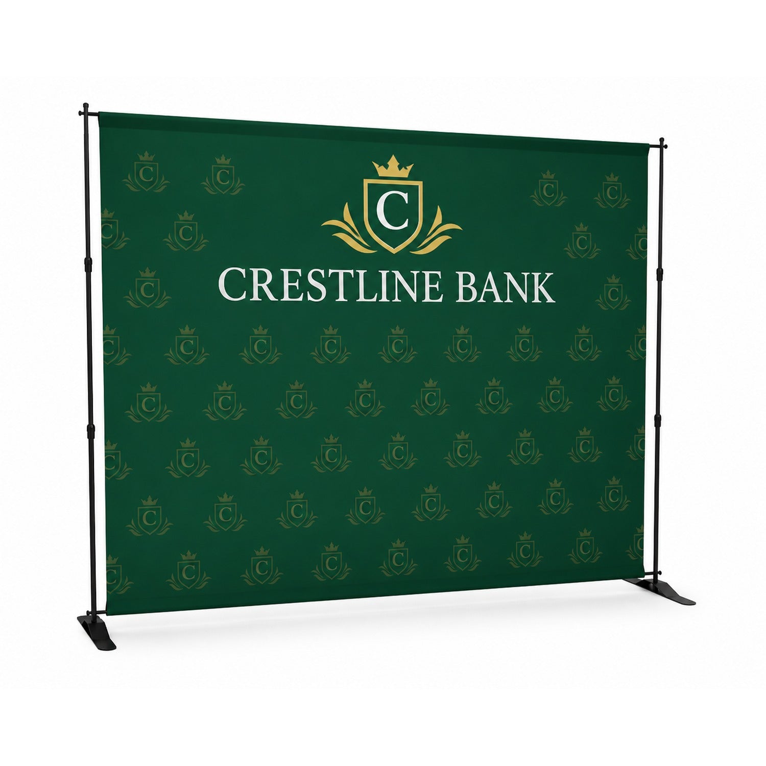 10' Exhibitor Expanding Display Kit, Media Wall, Backdrop, with Full Color Graphics, NO SETUP CHARGE